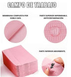 50x Campos De Trabajo Desechable Para Manicure O Pestañas