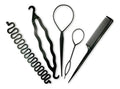 Kit De 5 Herramientas Para Peinados, Aguja Topsy + Twister