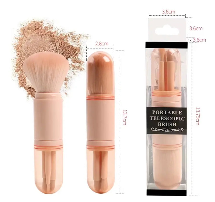 Juego De Brochas De Maquillaje 4 En 1