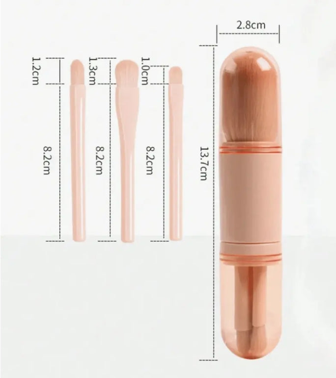 Juego De Brochas De Maquillaje 4 En 1
