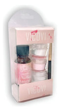Kit Para Uñas Acrílicas 3 Polímeros Monómero Y Pincel