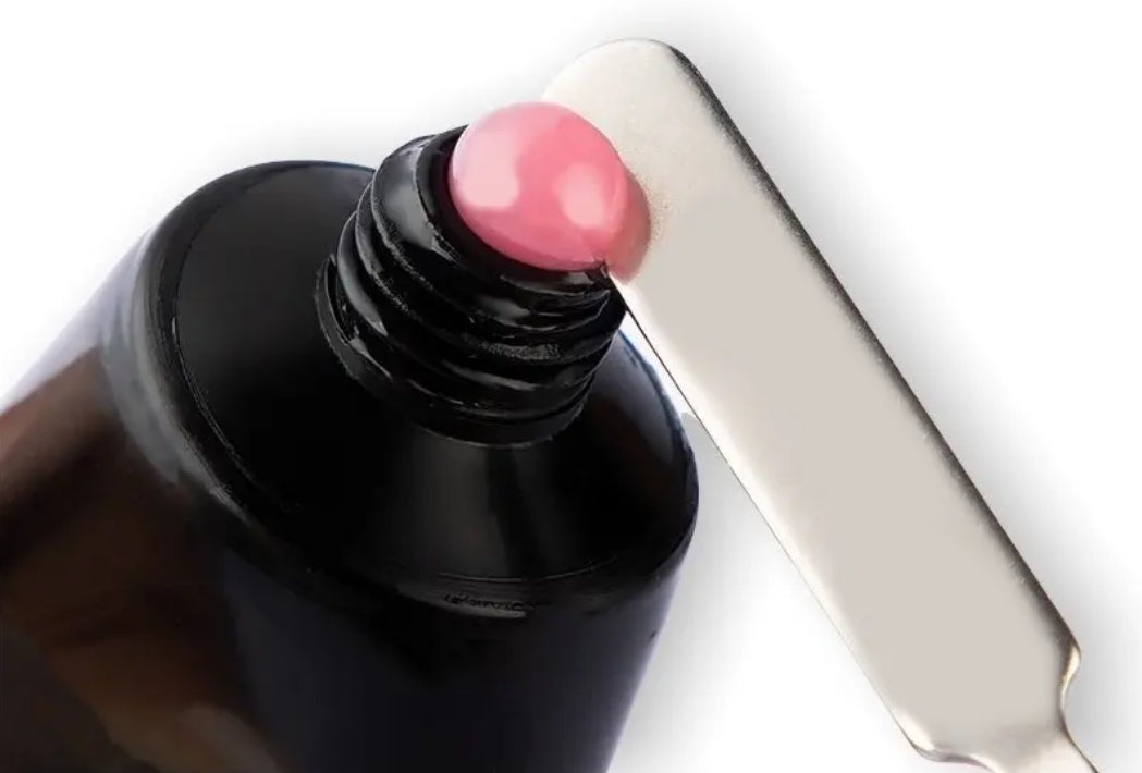 Pincel Doble Para Polygel Con Tapa, Pincel Y Espátula