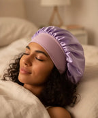 Gorro Satin Para Dormir Cabello Rizado Y Liso Evita Enredos