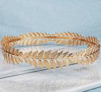 Corona Tiara Dorada Disfraz De Diosa Griega Disfraces Romano