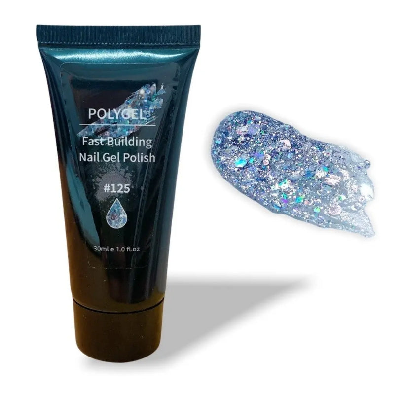 Polygel / Acrigel Con Glitter Kara 30 Ml