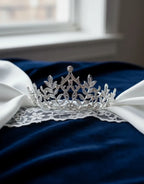 Corona, Tiara De Bodas con hojas