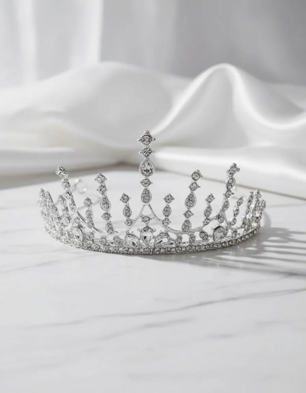 Corona, Tiara De Bodas con Puntos