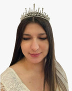 Corona, Tiara De Bodas con Puntos