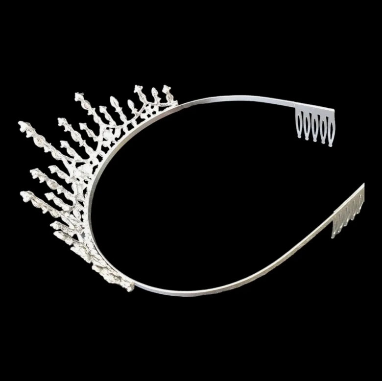 Corona, Tiara De Bodas con Puntos