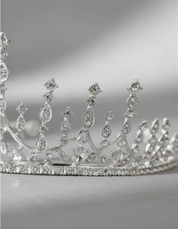 Corona, Tiara De Bodas con Puntos