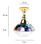 Posa Tips Con Imán Y Base Con Forma De Diamante