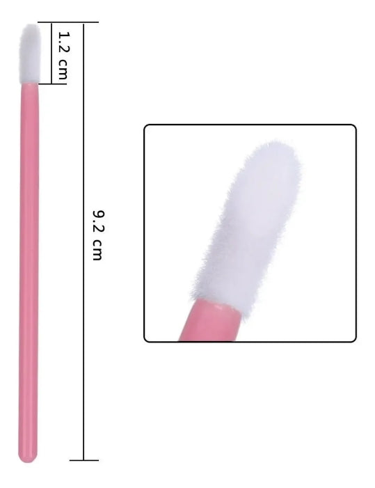 Lip Brush Para Extensiones De Pestañas Pack 50 Unidades