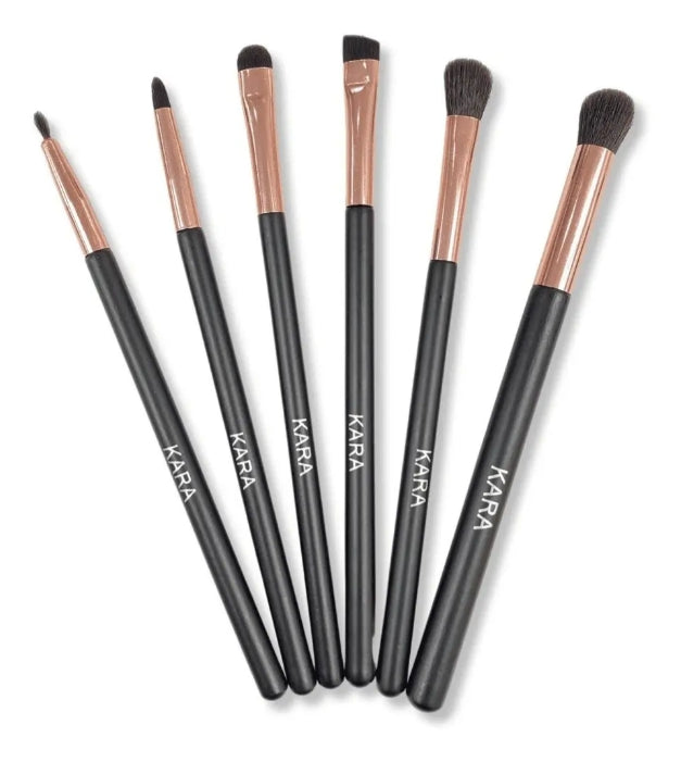 Set De 6 Brochas De Maquillaje Para Ojos Kara