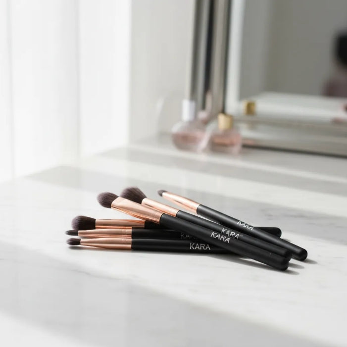 Set De 6 Brochas De Maquillaje Para Ojos Kara