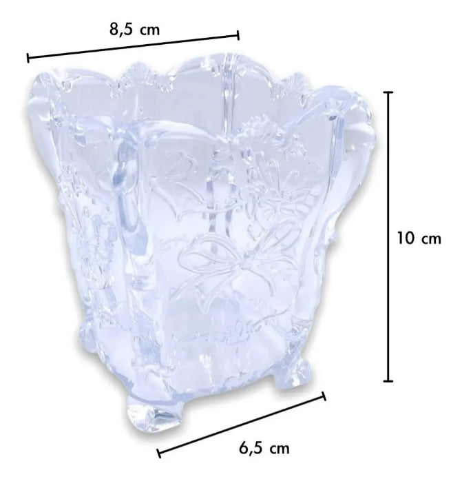 Porta Pinceles Y Brochas De Acrílico Transparente