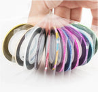 Pack 50 Cintas Adhesivas Para Decorar Uñas
