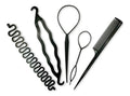 Kit De 5 Herramientas Para Peinados, Aguja Topsy + Twister