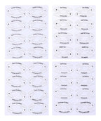 Pack De Plantillas O Stencil Para Sombra De Ojos Y Delineado