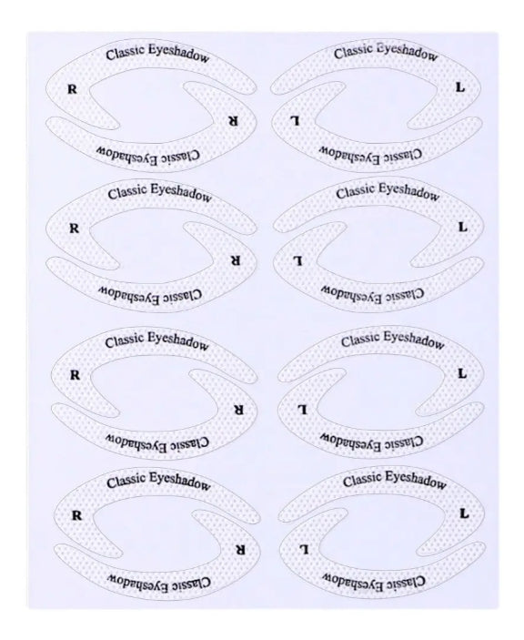 Pack De Plantillas O Stencil Para Sombra De Ojos Y Delineado
