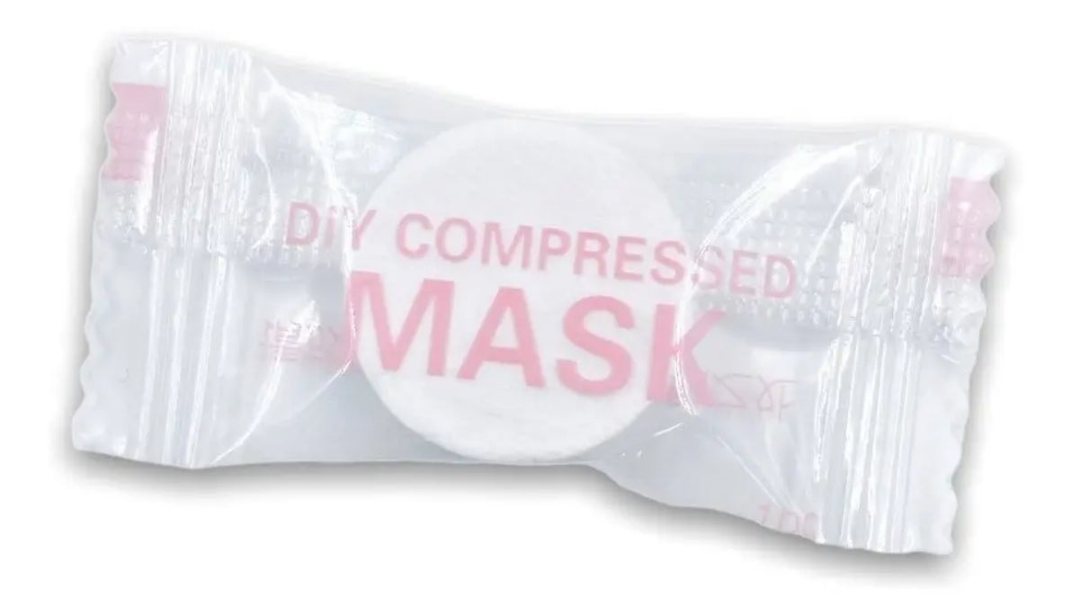 Kit Mascarilla Facial Comprimida Con Bowl Y Espátula (12 Un)