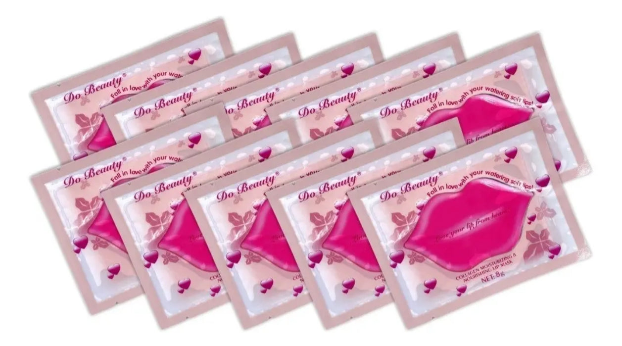 Mascarilla De Colágeno Para Labios Pack De 10