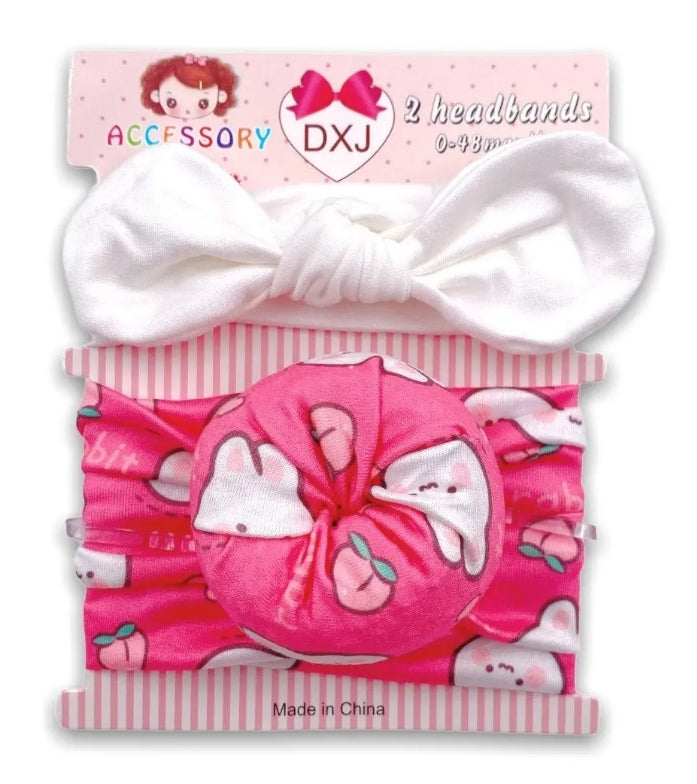 Set De Cintillos Para Bebé: Dona + Lisos