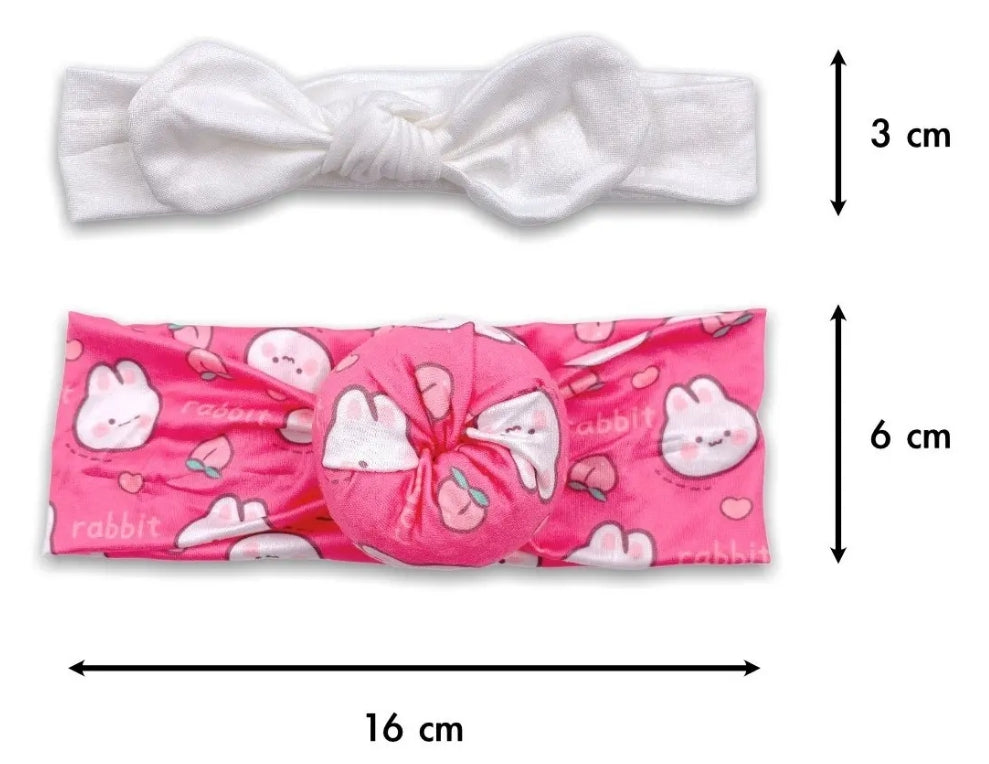 Set De Cintillos Para Bebé: Dona + Lisos