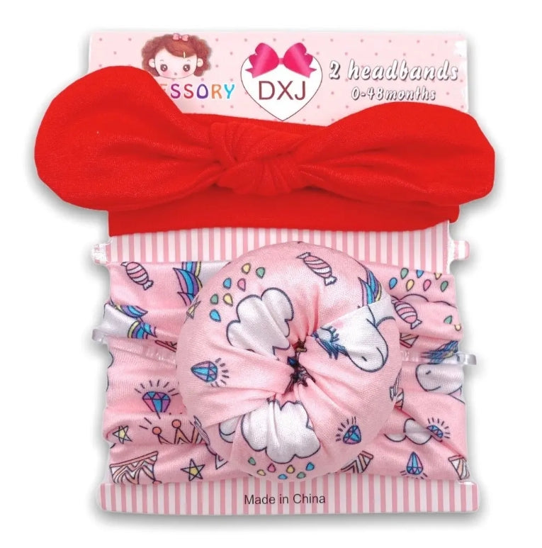 Set De Cintillos Para Bebé: Dona + Lisos