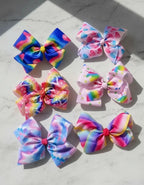 Pack De 6 Lazos Xl Para El Cabello Para Niñas