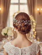 Tocado Moldeable Blanco Para Matrimonio O Fiesta
