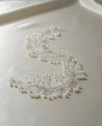 Tocado Moldeable Blanco Para Matrimonio O Fiesta