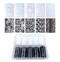 Papel Foil Decorativo Para Uñas Diseño Encajes