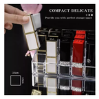 Cosmetiquero Acrilico Caja Maquillaje Organizador 24 Labial