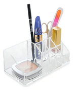Organizador de Maquillaje Acrílico Transparente 10 Divisiones