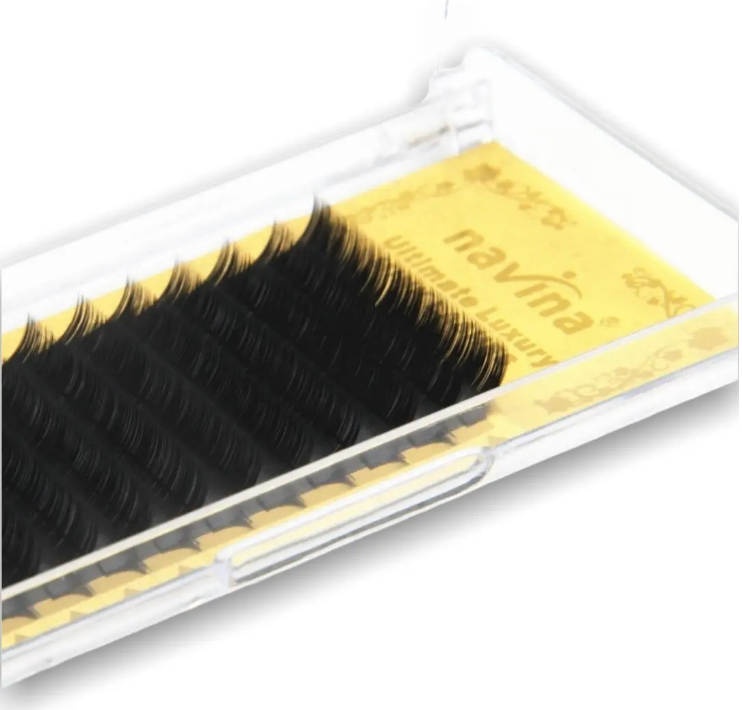 Pestañas Navina Pelo A Pelo Para Extensiones Curva C