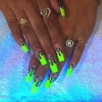 Torre De 6 Pigmentos Fluor Para Maquillaje Y Manicure