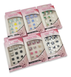 Kit Uñas Postizas Diseño Para Pies Pack De 12 Kits