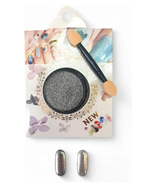 Polvo Efecto Cromado - Pack De 12 Unidades + 12 Aplicadores