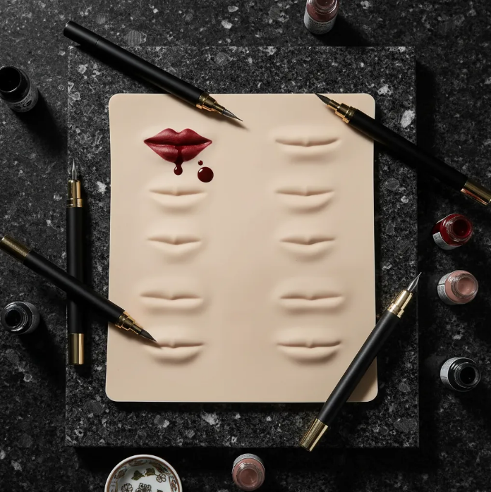 Pack 3 Piel Silicona Práctica De Maquillaje Permanente