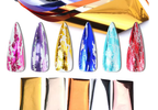 Papel Foil Decorativo Para Uñas Efecto Espejo