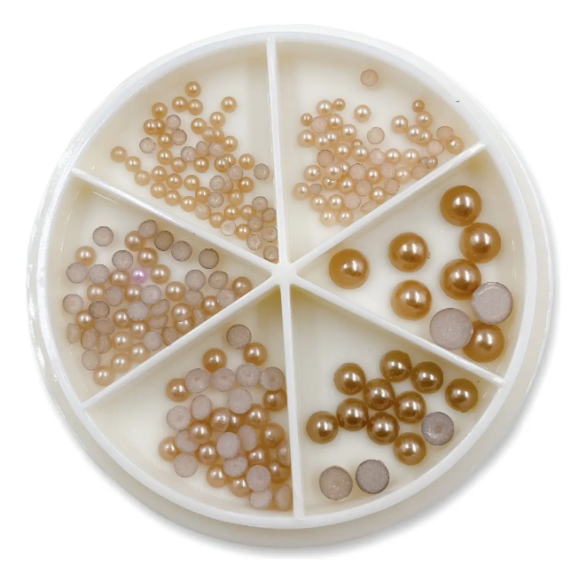 Ruleta De Perlas Surtidas En Tamaño Para Decorar Uñas