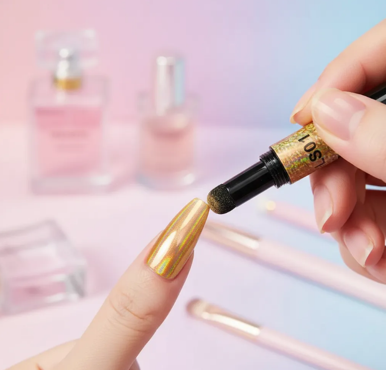 Efecto Holográfico En Lápiz / Air Cushion Magic Powder Pen