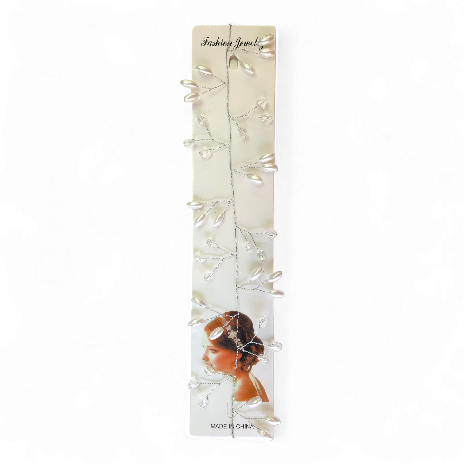Tocado Moldeable Blanco Para Matrimonio O Fiesta