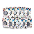 Polvo Efecto Cromado - Pack De 12 Unidades + 12 Aplicadores