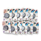 Polvo Efecto Cromado - Pack De 12 Unidades + 12 Aplicadores