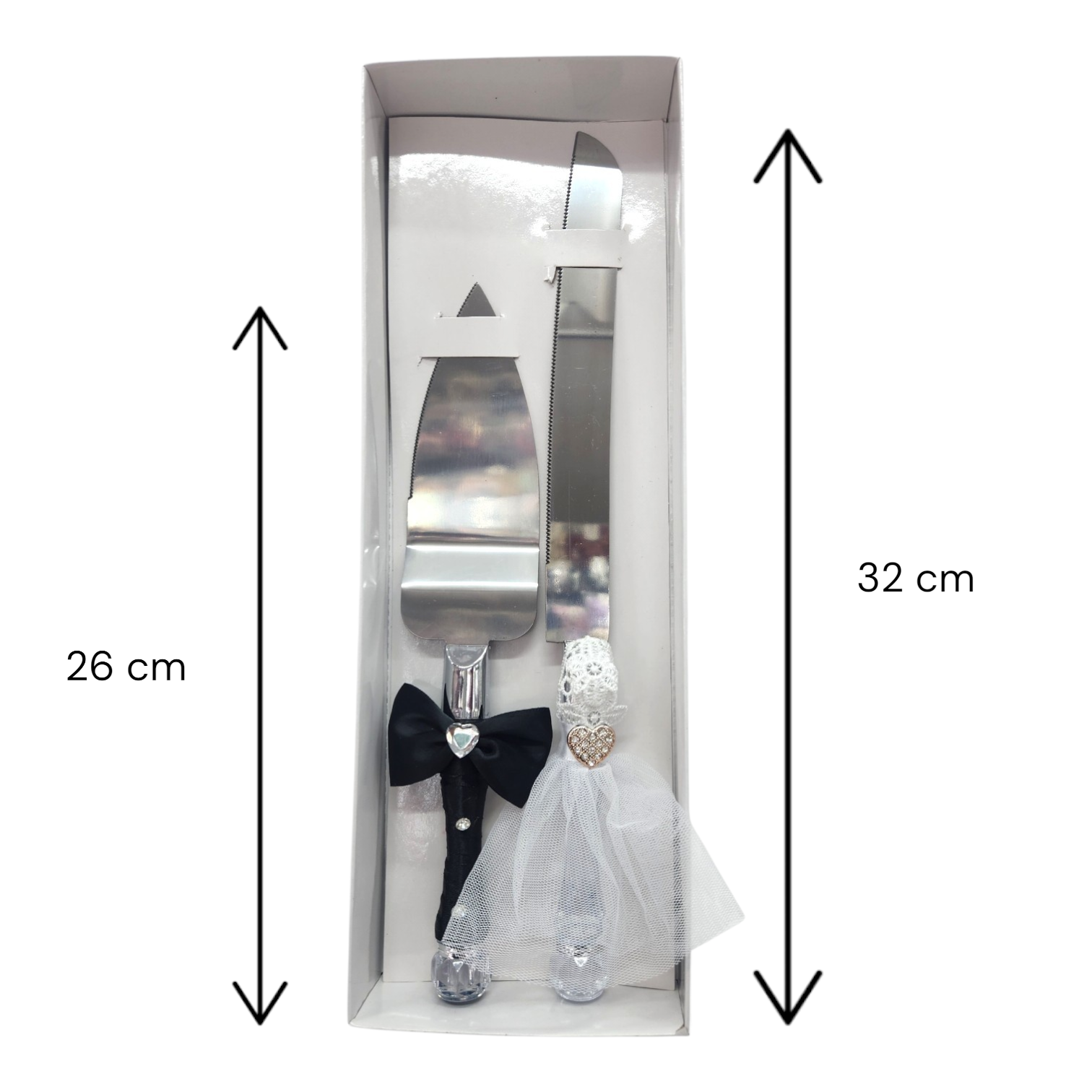 Juego De Servidor Y Cuchillo Para Pastel De Bodas