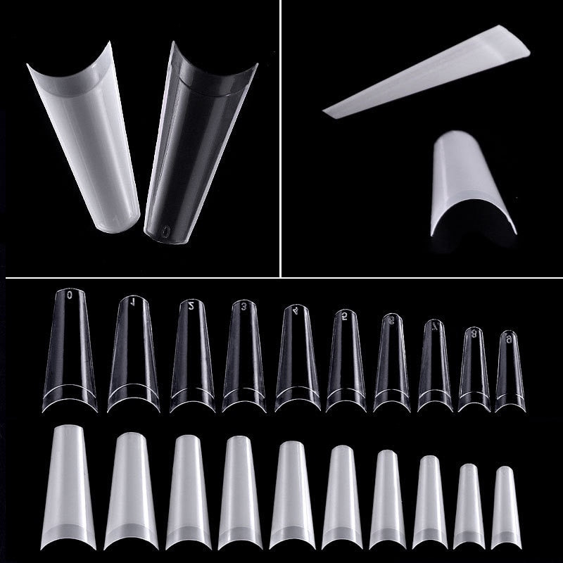 Tip Coffin O Ballerina Para Uñas Acrílicas 100 Unidades