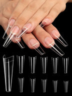 Tip Coffin O Ballerina Para Uñas Acrílicas 100 Unidades